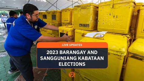 winners of barangay election 2023|Barangay and Sangguniang Kabataan Elections 2023 Live .